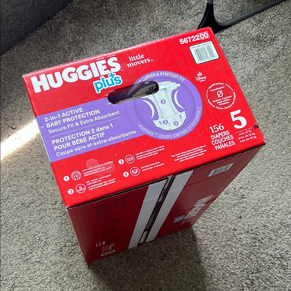 Huggies Little Movers Plus Diapers